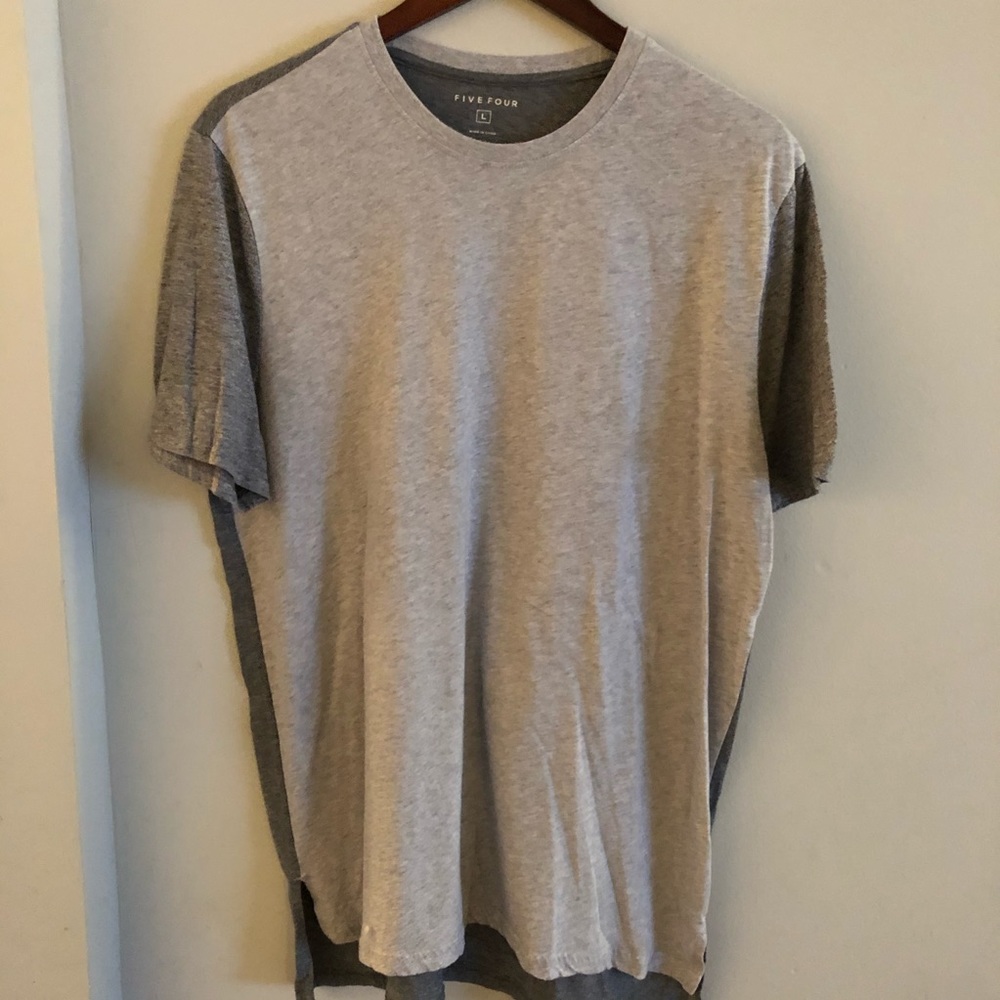 Five Four two-tone gray basic t-shirt men’s L